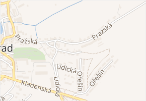 Vávrova v obci Buštěhrad - mapa ulice