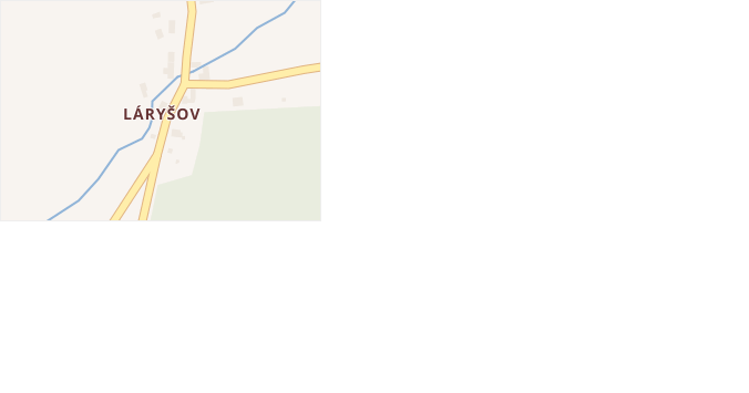 Láryšov v obci Býkov-Láryšov - mapa části obce