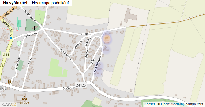 Na vyšinkách - mapa podnikání