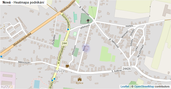 Nová - mapa podnikání