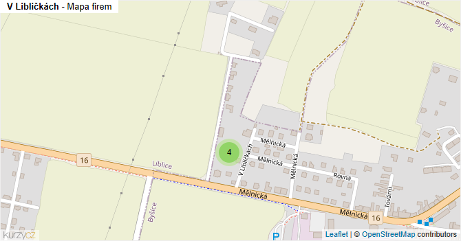 V Libličkách - mapa firem