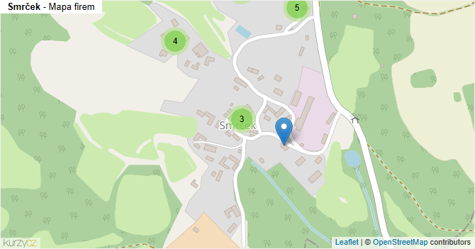 Smrček - mapa firem