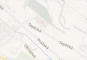 Na Lišce v obci Bystřany - mapa ulice