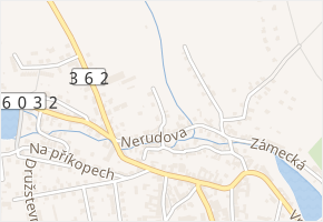 Na kopečkách v obci Bystré - mapa ulice