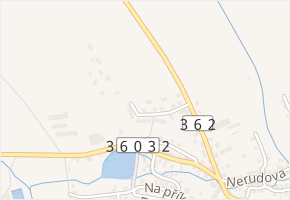 Smetanova v obci Bystré - mapa ulice