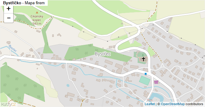 Bystříčko - mapa firem