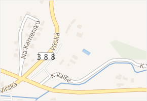 K Valše v obci Bystřice nad Pernštejnem - mapa ulice