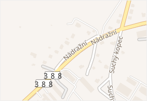 Nádražní v obci Bystřice nad Pernštejnem - mapa ulice