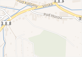 Pod Horou v obci Bystřice nad Pernštejnem - mapa ulice