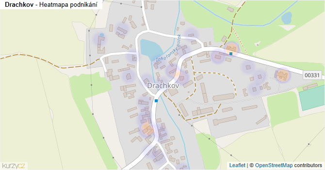 Drachkov - mapa podnikání