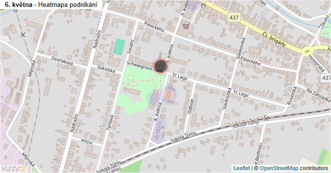 6. května - mapa podnikání