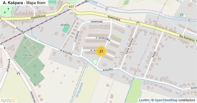 A. Kašpara - mapa firem