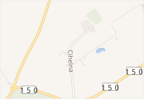Cihelna v obci Bystřice pod Hostýnem - mapa ulice