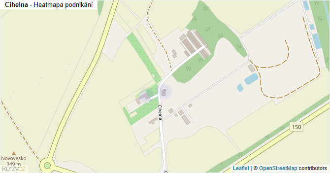 Cihelna - mapa podnikání