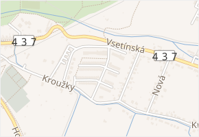 F. Ondrůška v obci Bystřice pod Hostýnem - mapa ulice