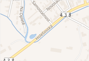 Holešovská v obci Bystřice pod Hostýnem - mapa ulice