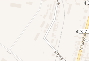 Mlýnská v obci Bystřice pod Hostýnem - mapa ulice