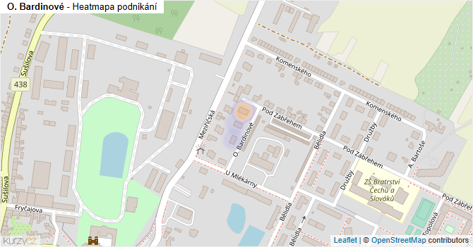 O. Bardinové - mapa podnikání