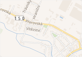 Pavla Užíka v obci Bystřice pod Hostýnem - mapa ulice