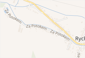 Za Potokem v obci Bystřice pod Hostýnem - mapa ulice