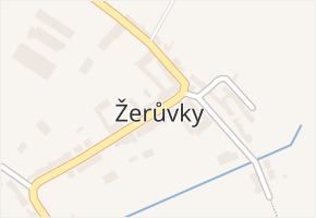 Žerůvky v obci Bystročice - mapa části obce