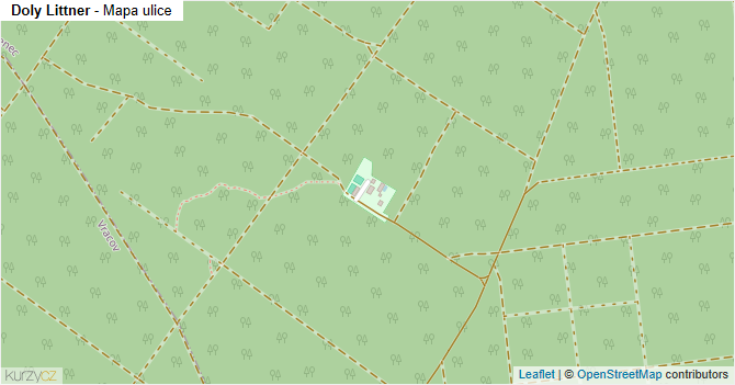 Doly Littner - mapa ulice