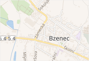 Kr. Vladislava v obci Bzenec - mapa ulice