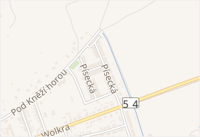 Písecká v obci Bzenec - mapa ulice