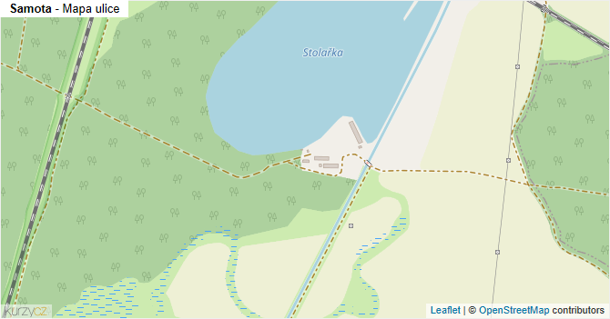 Samota - mapa ulice