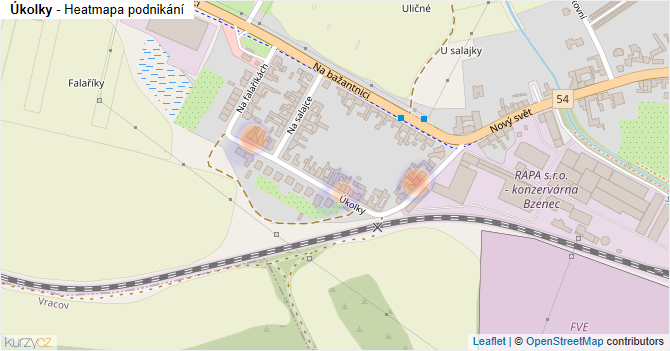 Úkolky - mapa podnikání