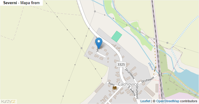Severní - mapa firem