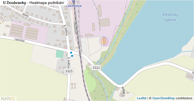 U Doubravky - mapa podnikání