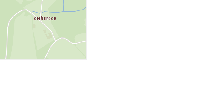 Chřepice v obci Čachrov - mapa části obce