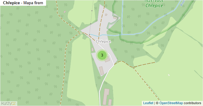 Chřepice - mapa firem