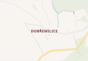 Dobřemilice v obci Čachrov - mapa části obce