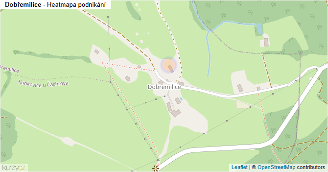 Dobřemilice - mapa podnikání