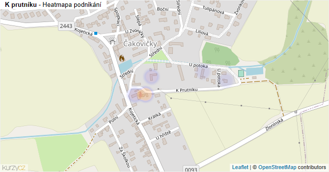 K prutníku - mapa podnikání