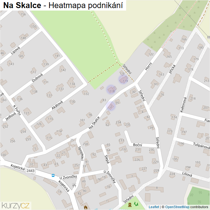 Mapa Na Skalce - Firmy v ulici.