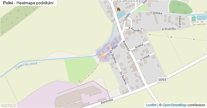 Polní - mapa podnikání