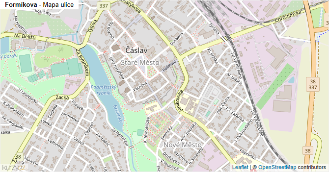 Formíkova - mapa ulice