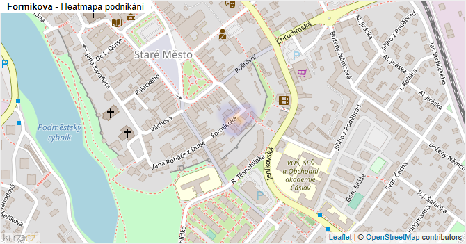 Formíkova - mapa podnikání