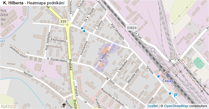 K. Hilberta - mapa podnikání