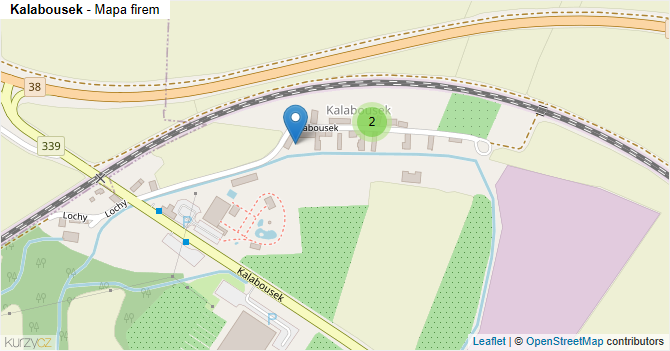 Kalabousek - mapa firem