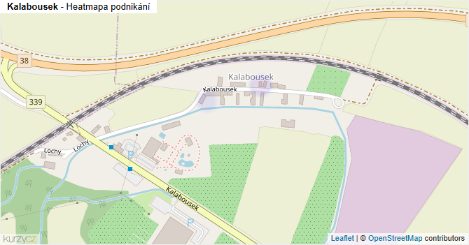 Kalabousek - mapa podnikání