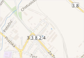 Nad Rezkovcem v obci Čáslav - mapa ulice