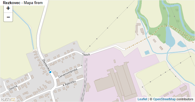 Rezkovec - mapa firem