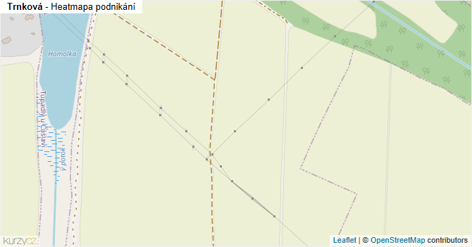 Trnková - mapa podnikání