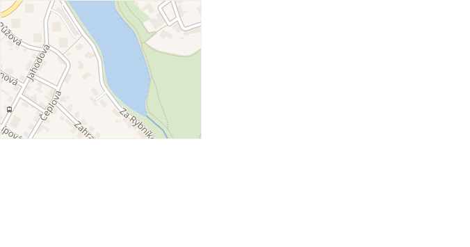 Za Rybníkem v obci Čáslav - mapa ulice