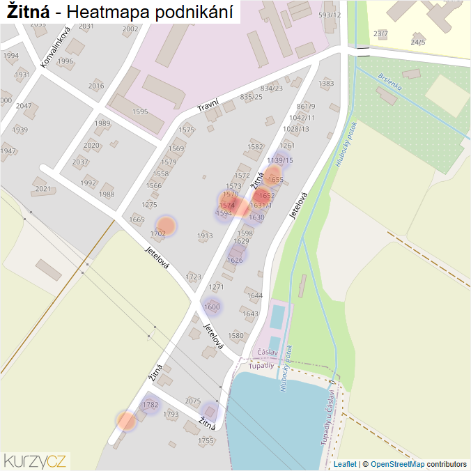 Mapa Žitná - Firmy v ulici.