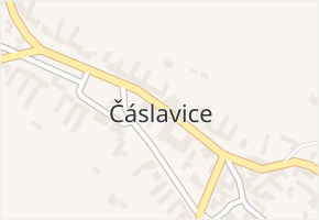 Čáslavice v obci Čáslavice - mapa části obce